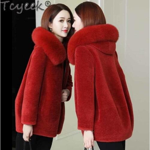 Woman Jacket Womens Clothing Winter Coat Women 2020 New Faux Fur Coats Oversize Hooded Thick Plush Parkas Mujer Chaqueta LXR318