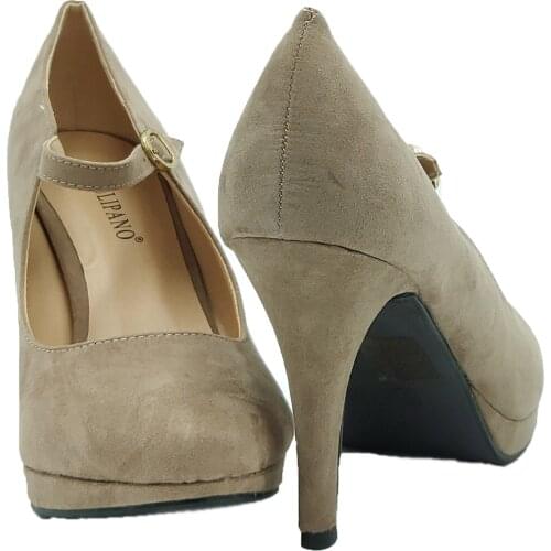 Shoes decolte cinrurino beige elegant stiletto heel women footwear