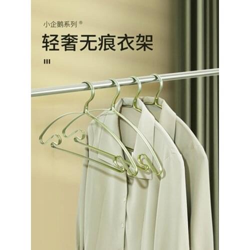 10pcs/lot Metal Shirt Suit Clothes Hangers for Coat Pants Heavy Duty Skid Resistant Aluminum Alloy Hanger