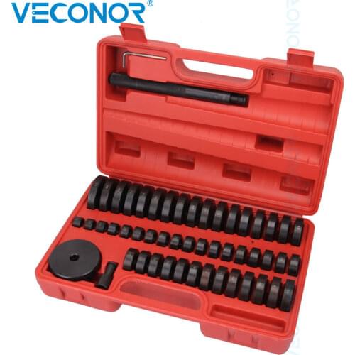 52pcs Custom Bushing Bearing Seal Driver Push Press Disc Tool Set 18-65mm 74mm Oil Seal Removal & Installation Repair Tools Kit