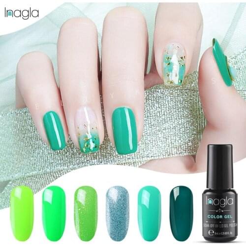 6PCS) Inagla Gel Nail Polish Set 8ml Gel Polish Nail Kit UV Gel Set For Gel Varnish Manicure Set For Nail Art Gel Nail Polish