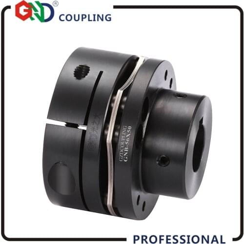 Free shipping 45# steel coupling GND 8 screws high rigidity single step 5x8mm single diaphragm keyway series shaft coupler