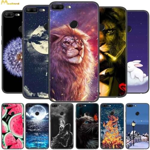 For Huawei Honor 9 Lite Case Lion Soft TPU Phone Cover For Honor 9 Youth Edition Cases 5.65'' Silicone Coque Honor9 Honor 9Lite