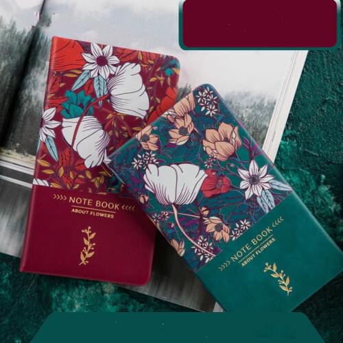 Flower Agenda A6 Diary Annual Plan Notebook Kawaii Portable Journal Monthly Weekly Planner School Office Supplies Stationery