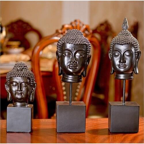 D creative Home Furnishing European room decor Thailand Buddha resin soft decoration crafts gifts decoration decoration