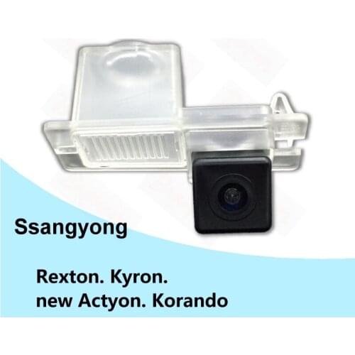 For Ssangyong Rexton Kyron new Actyon Korando HD CCD Car Waterproof Night Vision reverse Rear View Reversing Backup Camera
