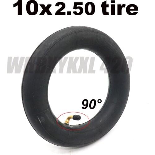 Electric Scooter Electric Bicycle Baby Carriage Inner Tubes 10X 2.5 Thickness Wheel Pneumatic Tire Bent mouth Wheel inner tube
