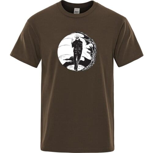 Cartoon Jujutsu Kaisen Gojo Satoru T Shirts High Quality Japan Anime Men Tshirt Hip Hop Casual T-Shirt Fashion Harajuku Tshirt