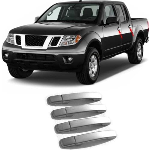 Nissan Navara Chrome Door Handle 4 Door P. Steel 2006-2015