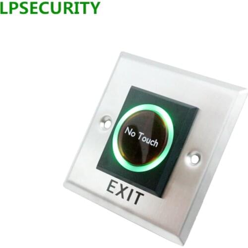 LPSECURITY Infrared No Touch non-contact Door Release Exit Button Sensor Switch with LED Indication For Access Control System