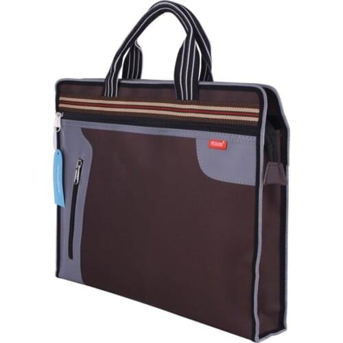 Fashion Portable File Bag A4 Business Office File Bag Student Textbook Data File Pocket Fashion Creative Tote Oxford Cloth Bag