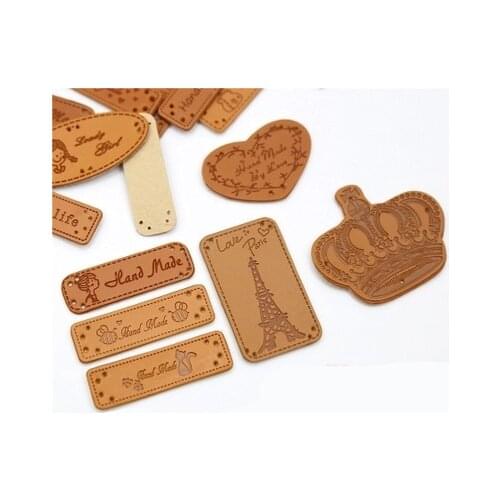 Fashion Personality PU Wild Cloth Badge Affixed Stickers Cowboy Clothes Decorative Applique Repair Small Holes Patch