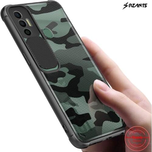 Rzants For Tecno Spark 7 Case Soft [Camouflage Lens] Camera Protection Slim Clear Cover