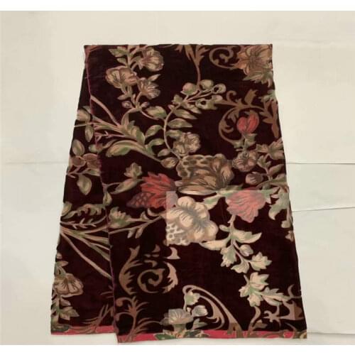 New Fashion Silk Velour Fabric Textile Jacquard 2019 High Quality Velour Fabric For Ladies Dress Fabric 5 Yards! LXF62511