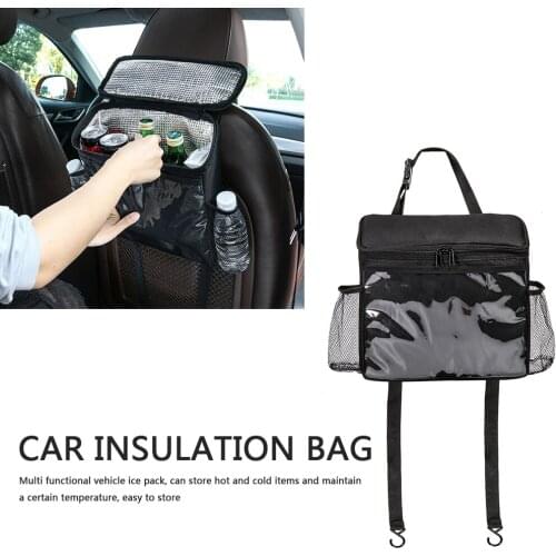 Organizer Hanging Car Accessories Car Seat Back Multipocket Insulation Bags Auto Travel Organizer Hanger Holder