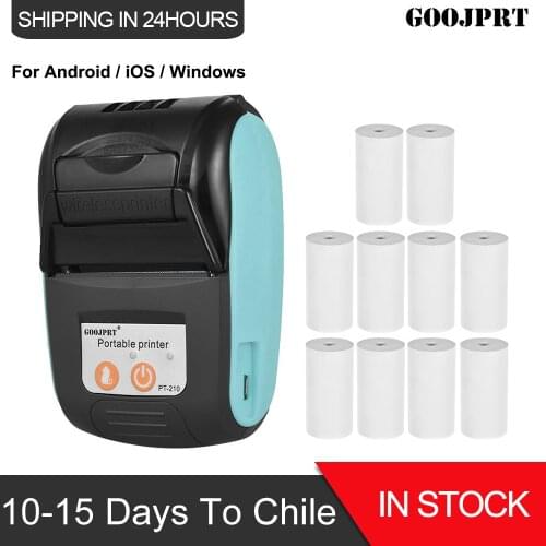 Wireless Mini 58mm Printer Portable Thermal Receipt Printer Bluetooth-compatible Phone Android iOS PC Pocket Bill Impresoras