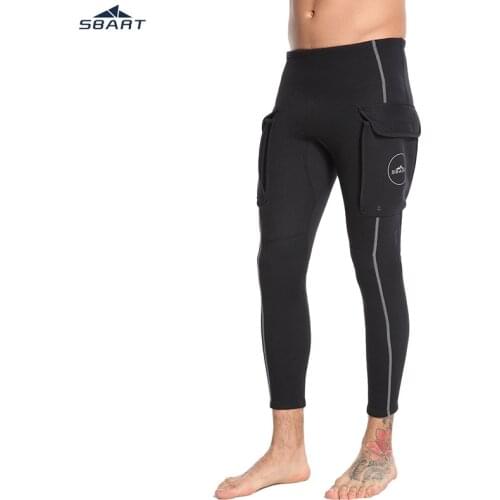 SBART 3mm Neoprene Elastic skill diving fishing Pants Swimming Snorkeling Surfing Waterskiing Training Spearfishing Swim Pants