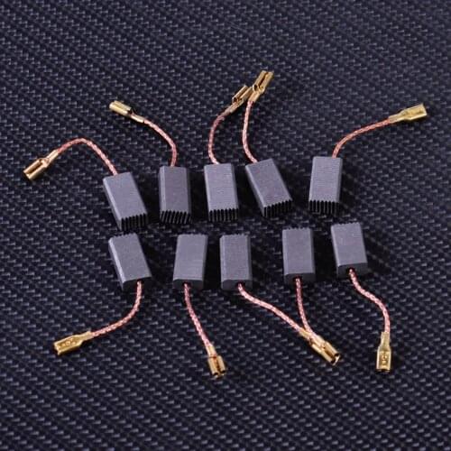 10pcs Carbon Brushes Replacement fit for BOSCH GWS 580 GWS 850 C GWS 7-115 GWS G88B