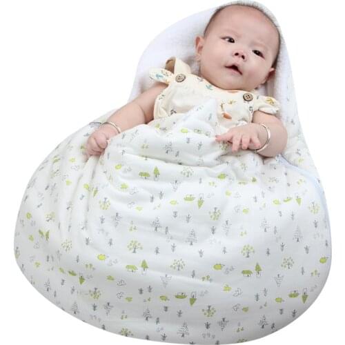 Newborn Sleeping Bag Baby Stroller Footmuff Sleepsacks Kids Swaddle Blanket Sleep Bags Egg Nest Sack Envelopes for Autumn Winter