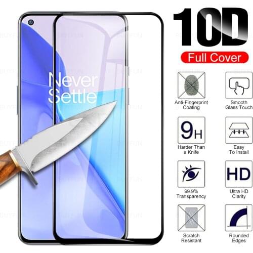 9H Glass For Oneplus 9 9R 8T Tempered Protector Protective Screen Full Cover Film On One Plus 9 8 T R For Oneplus9 Phone Clear