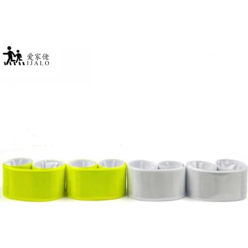 41CM MEILITE 500 candle lights reflective Wristband slap band bracelets armband Strips Warning Bike Safety Bicycle Bind Pants