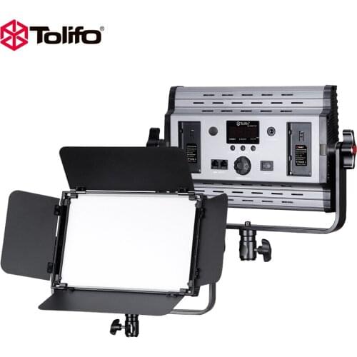 Tolifo Thin Aluminum Digital Display 60W LED Soft Video Photographic Lighting with Adapter