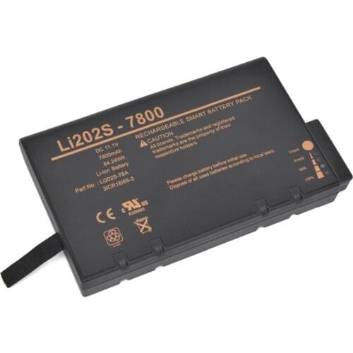 Tops 7800mAH News OTDR Battery for Spacelabs mCare300 mCare300D LI202S-7800 LI202S-78A 146-0127-00