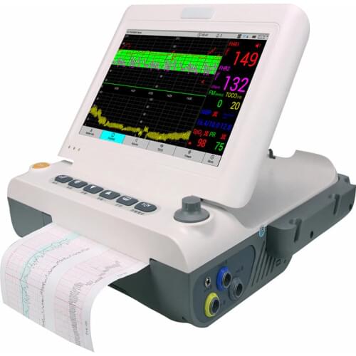CTG maternal monitor 10 inch screen fetal monitor maternal monitor FHR,TOCO, FM