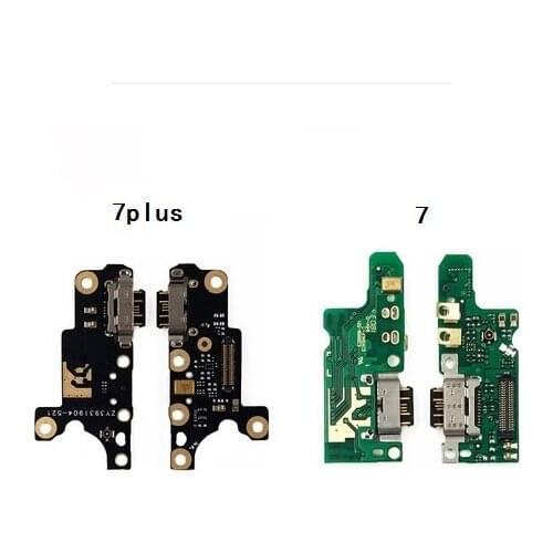 2PCS/Lot For Nokia 7 Plus 7Plus 7+ USB Charge Board Jack Dock Socket Plug Charging Port Connector Flex Cable With Microphone