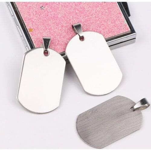 30Pcs/lot Stainless Steel Silver Plated 38x24mm Square Glue on Pad Pendant Bails Metal Jewelry Blanks For Necklace Pendants