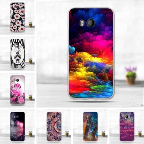 3D Cute Animal Shell For HTC U11 Case 3D Painting Back Cover Soft Silicone TPU For HTC U11 U 11 Phone Cases