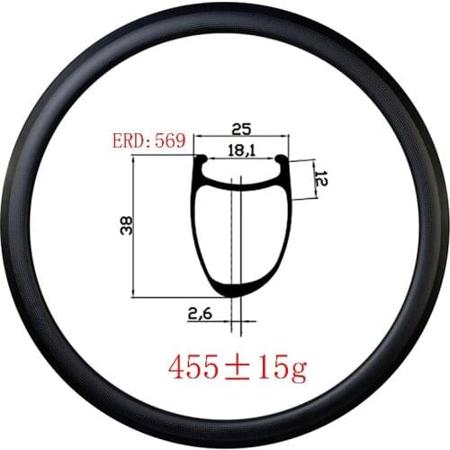 700C 38mmx25mm Clincher Asymmetry basalt brake carbon rims deep 38mm gravel UD 3K 12K matte glossy 16H 18H 20H 24H 28H road bike