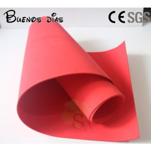 Buones Dias No Hole Red Color Environmentally-Friendly 3mm Eva Foam Sheet,Cosplay Material