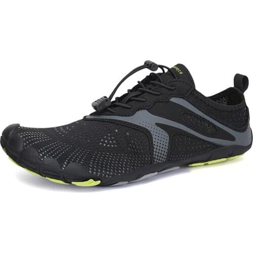 Mens Beach Water Shoes Swimming Surfing Boating Fishing Wading Outdoor Sports Plus Size Soft Comfortable Fiver Fingers Sneakers