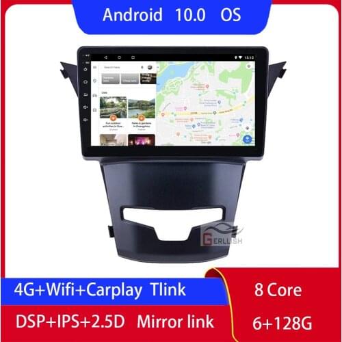For Ssangyong New Actyon 2013 2014 - 2017 Android Auto Video Spelers Autoradio Carplay Car Mobile Internet Radio Wifi Granta Dab