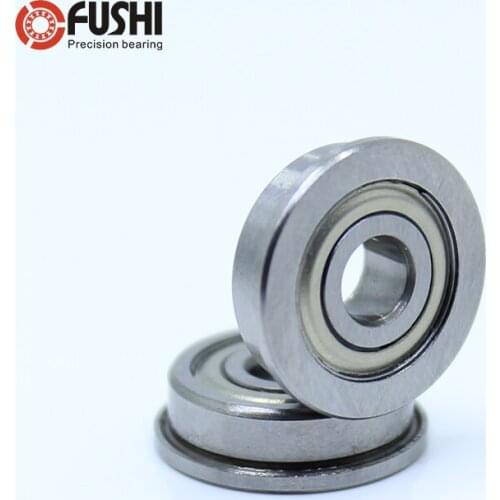 F605ZZ Flange Bearing 5x14x5 mm ABEC-1 ( 10 PCS ) F605 Z ZZ Flanged Ball Bearings