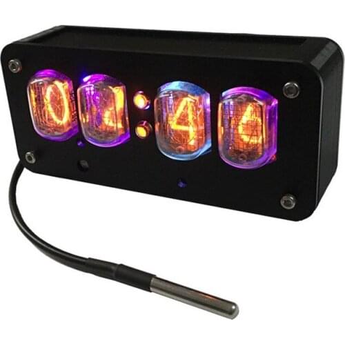 IN12 glow tube INS1 Electronic tube clock High precision Clock chip ,integrated glow clock sensory switch DIY clock,J19296