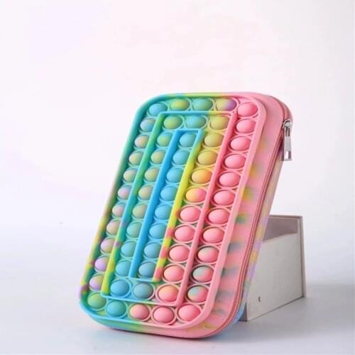 Pop its Stationery box Childrens decompression stationery box Pop its Storage bag Pop its Pencil case
