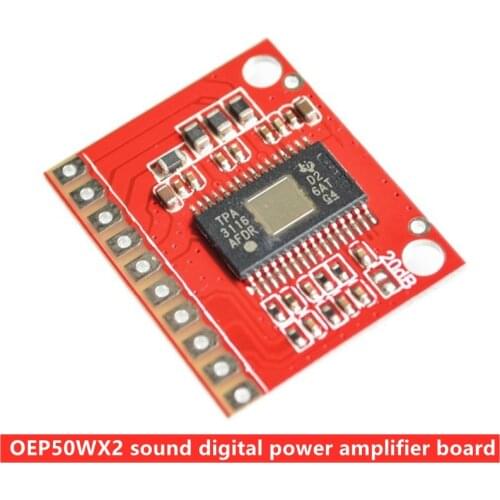 OEP50WX2 sound digital power amplifier board 24V 100W super TDA7492 7498 TPA3116D2 3118