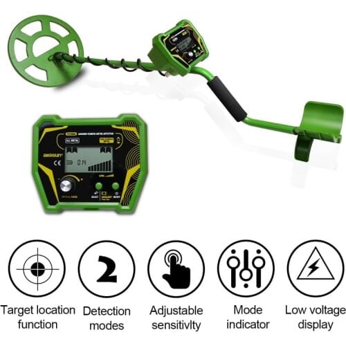 Underground Metal Detector Balance/Discrimination Mode High Sensitivity Treasure Gold Silver Hunter digital LCD display TS166A