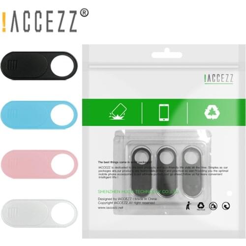 !ACCEZZ Anti Slid Shutter Privacy Sticker Camera Magnet Plastic Slider Lens For iPad Macbook Tablet Phone Laptop Webcam Cover