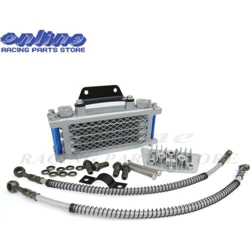 Oil Cooling Cooler Radiator for 125 140cc Horizontal Engine Chinese Made Dirt Pit Monkey Bike ATV Motorcycle BOSUER KAYO APOLLO