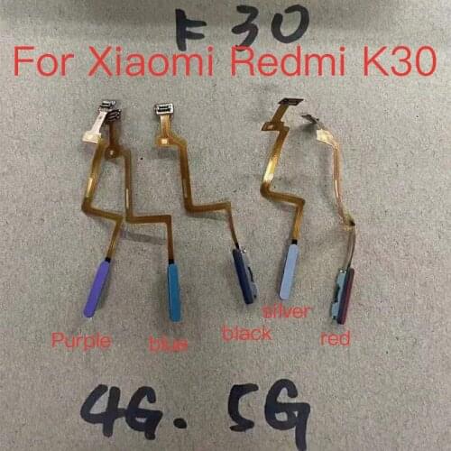 10PCS Home Finger Reader Fingerprint Reader Touch ID Sensor Return Key Home Button Flex Cable For Xiaomi Redmi K30