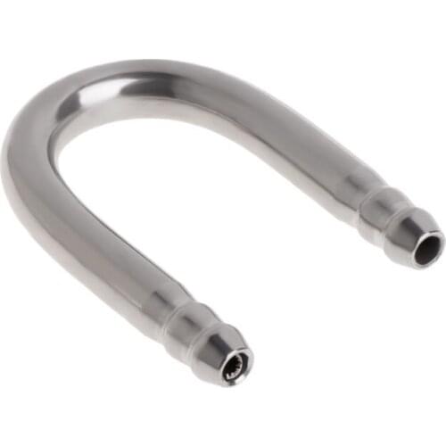 Aquarium Tube Air Fish Tank U Shape Stainless Steel CO2 Oxygen Aerator Connector 090C