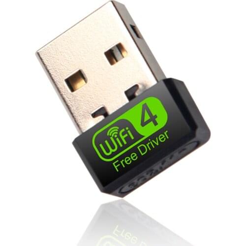 Wireless USB WiFi Adapter, 150Mbps Mini Network External Receiver, Teny WiFi Dongle Receiver for PC/Laptop/Desktop Free Driver