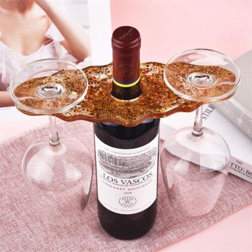 Winebowl Holder Wine Rack Epoxy Resin Crystal Silicone Mold Resin Mold DIY Resin Storage Rack Home Decoration Handmade Tools