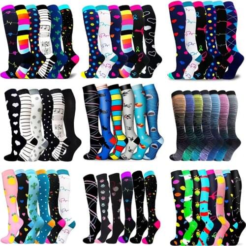 Dropship Compression Socks For Varicose Veins, Edema, Diabetes, Nurse Outdoor Running Marathon Pressure Stockings For Athele