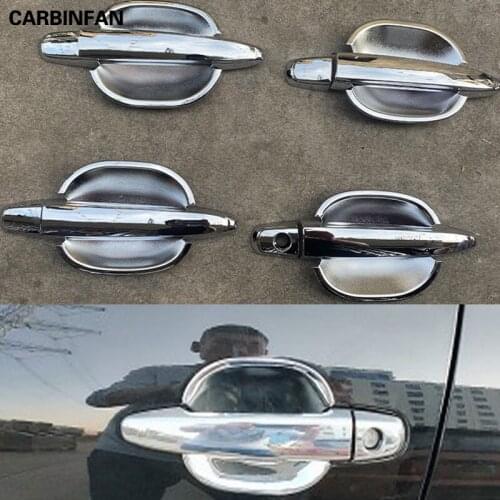 Chrome Handles Cover Trim for Toyota Highlander 2009-2014 Car Accessories Stickers Auto Styling