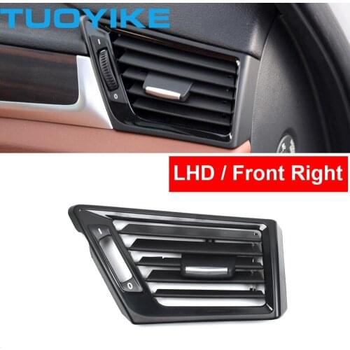 LHD Car AC Air Conditioner Vent Grille Outlet Front Right Panel Cover Trim Replacement Parts BMW X1 E84 2010-2016 Bright Black