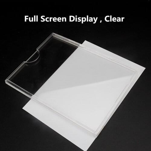 A4 Double-Layer Publicity Column Card Set Product Display Rack Insert Box Transparent 5 Inch Display Board Acrylic Card Slot